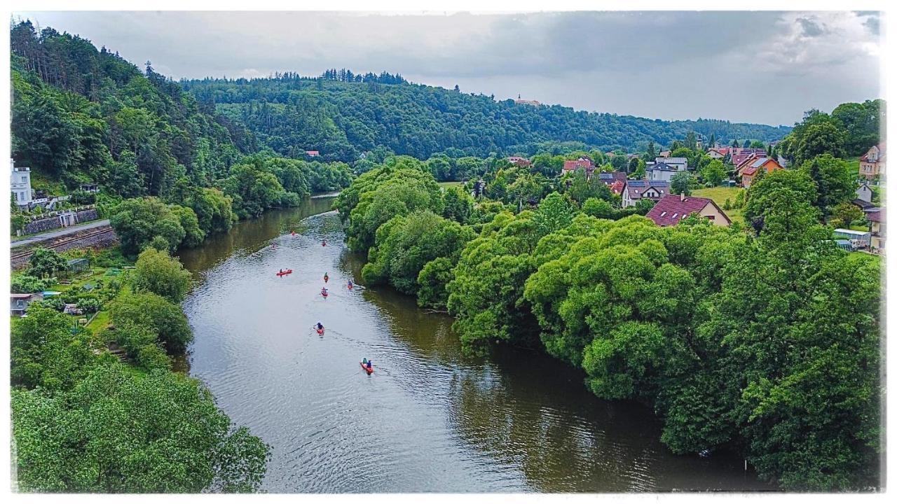 Sazava River Apartment Chocerady Dış mekan fotoğraf